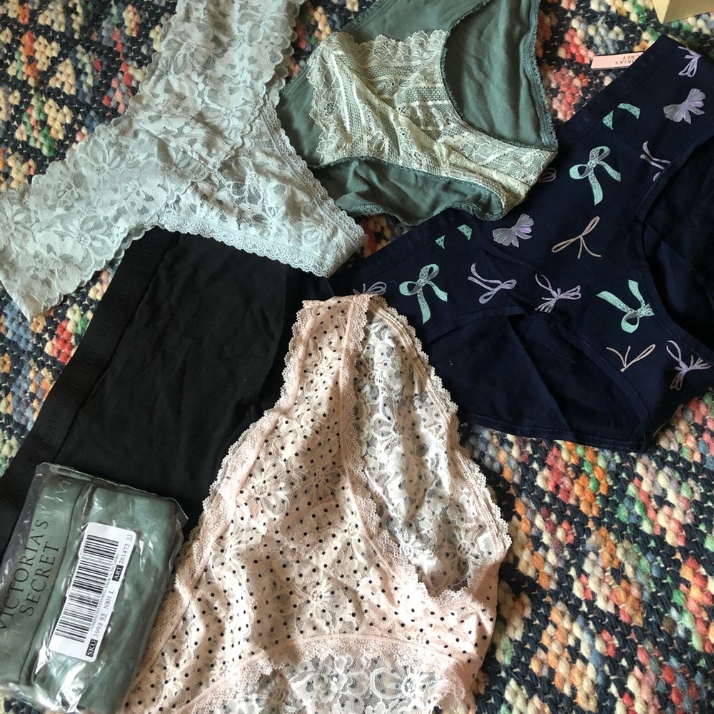 NWT Victoria's Secret Panty Bundle Sz L